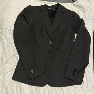 Antonio Melani black pinstripe skirt suit (0/2)